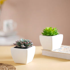 Faux Succulent Plant - Artificial flower | Home decor item | Room decoration item