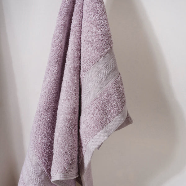 Lavender Purple Bamboo Blend Towel Set of 2