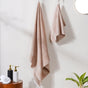 Fresh Spring Bamboo Blend Beige Towel Set of 2