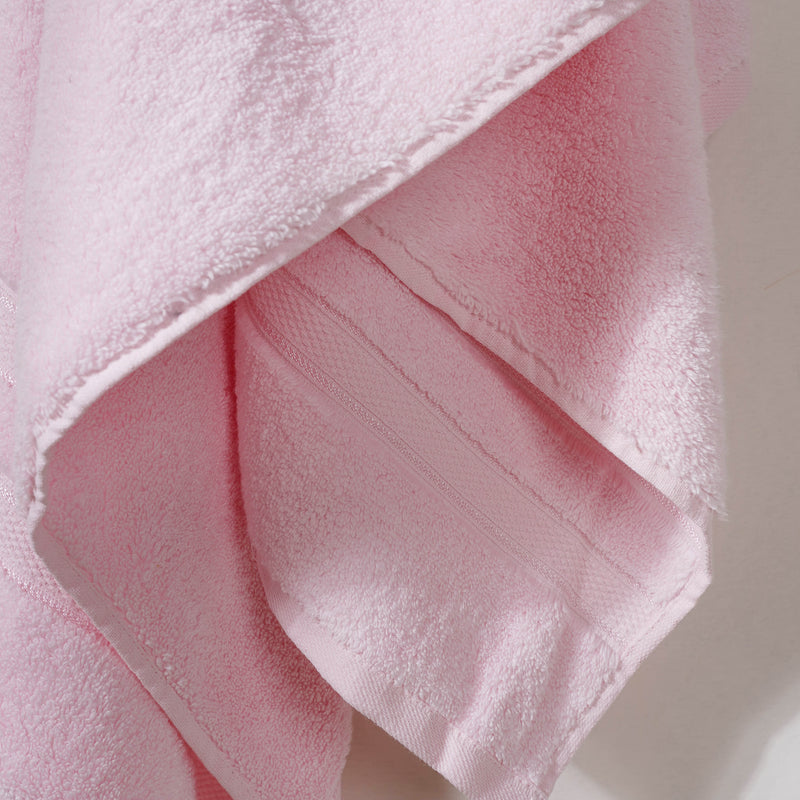 Luxe Pink 100% Organic Cotton Towel Set of 2