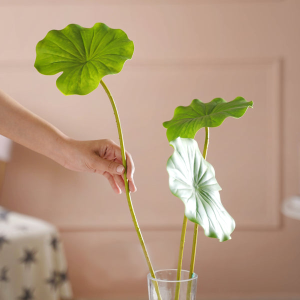 Large Faux Leaf - Artificial flower | Home decor item | Room decoration item