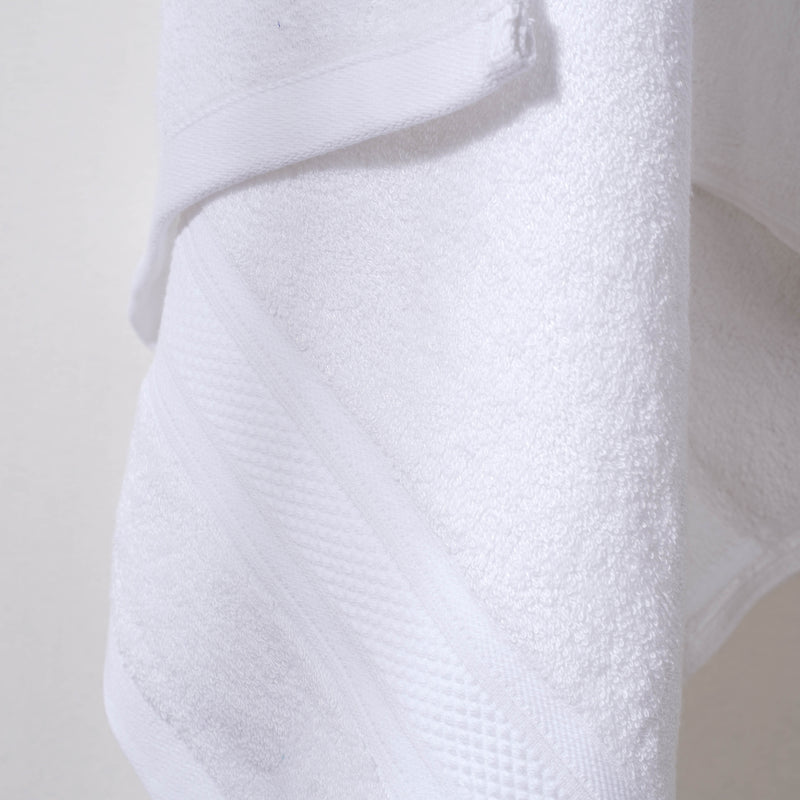 Vanilla White Bamboo Blend Towel Set of 2