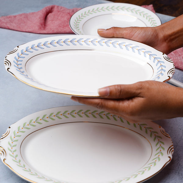Classic Tray - Ceramic platter, serving platter, fruit platter, snack plate | Plates for dining table & home decor