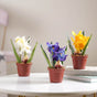 Faux Iris Plant - Artificial flower | Home decor item | Room decoration item