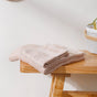 Fresh Spring Bamboo Blend Beige Towel Set of 2