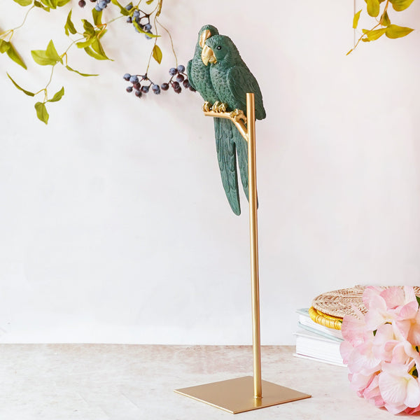 Birds Showpiece Green