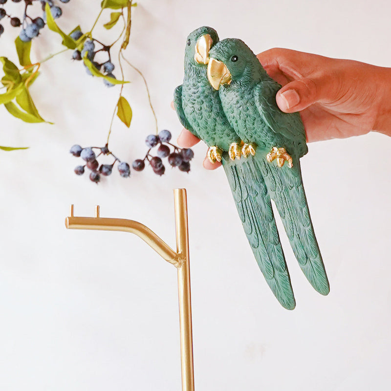 Birds Showpiece Green - Showpiece | Home decor item | Room decoration item