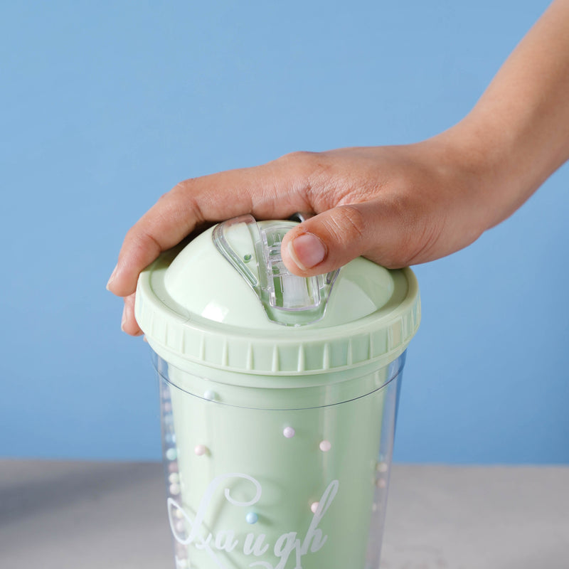 Confetti Cup and Straw- Sippers, water bottle, sipping bottle | Water Bottle for Travelling & Gym