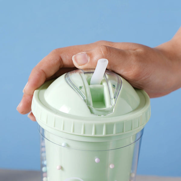 Confetti Cup and Straw