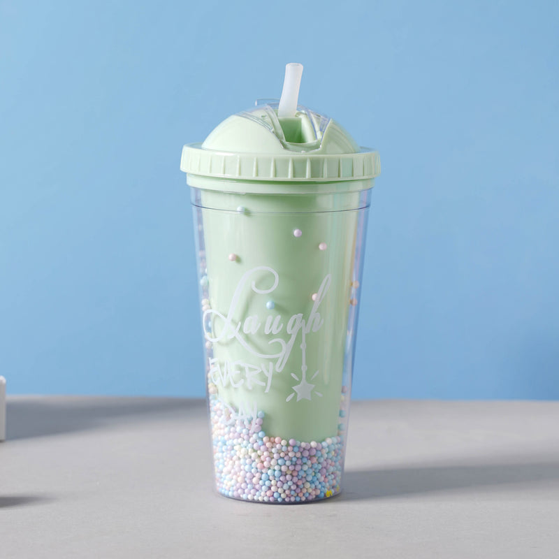 Confetti Cup and Straw- Sippers, water bottle, sipping bottle | Water Bottle for Travelling & Gym