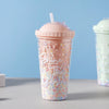 Confetti Cup and Straw- Sippers, water bottle, sipping bottle | Water Bottle for Travelling & Gym
