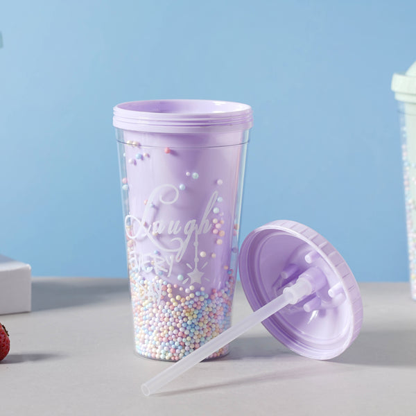 Confetti Cup and Straw