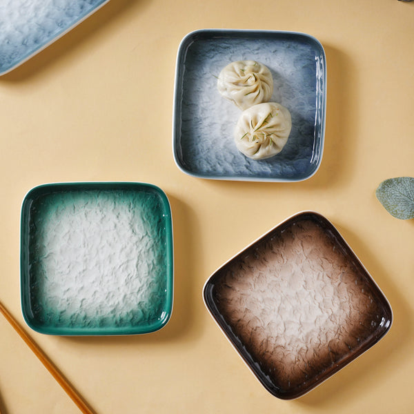 Small Rustic Design Platter - Serving plate, snack plate, dessert plate | Plates for dining & home decor