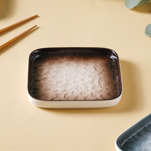 Small Rustic Design Platter - Serving plate, snack plate, dessert plate | Plates for dining & home decor