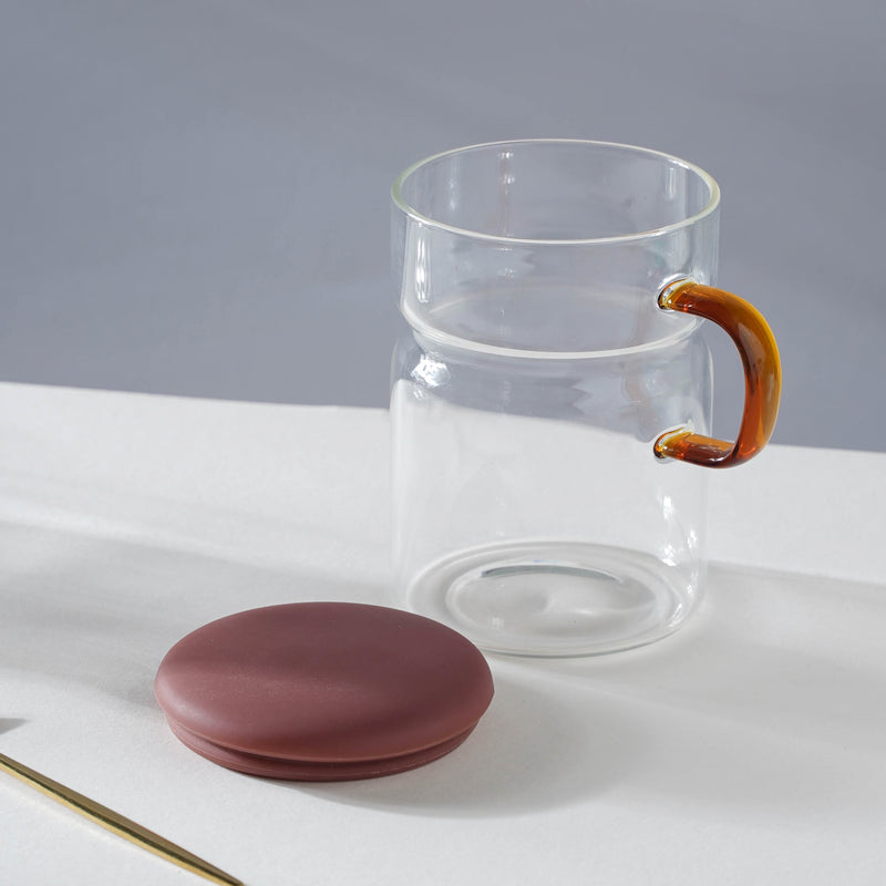 Juice Mug With Lid- Mug for coffee, tea mug, cappuccino mug | Cups and Mugs for Coffee Table & Home Decor