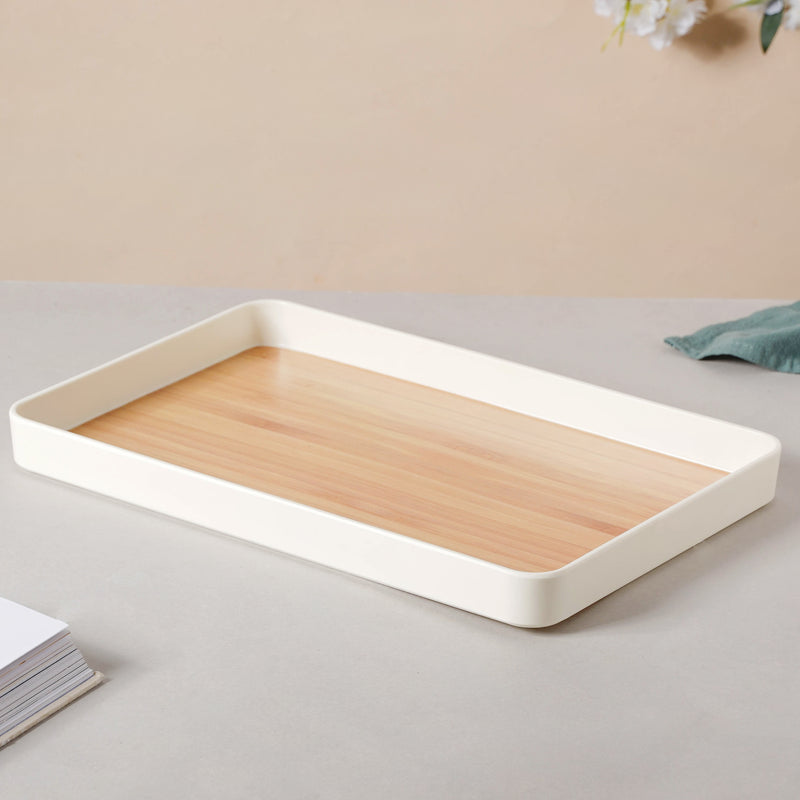 Large White Tray