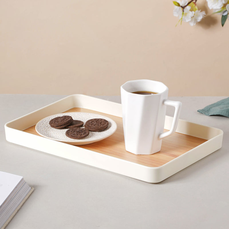 Large White Tray