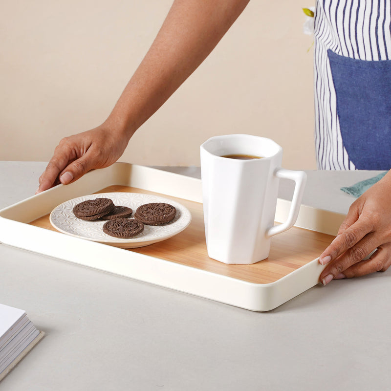 Large White Tray