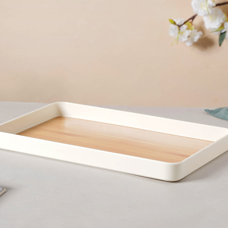 Large White Tray