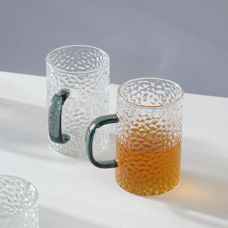 Glass Juice Mug- Mug for coffee, tea mug, cappuccino mug | Cups and Mugs for Coffee Table & Home Decor