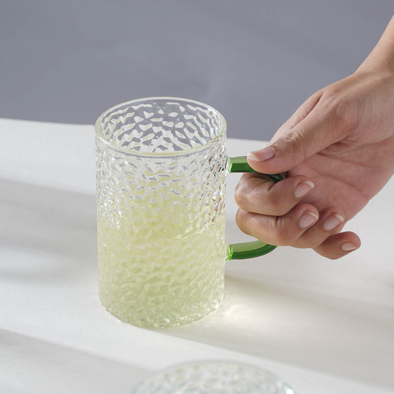 Glass Juice Mug- Mug for coffee, tea mug, cappuccino mug | Cups and Mugs for Coffee Table & Home Decor