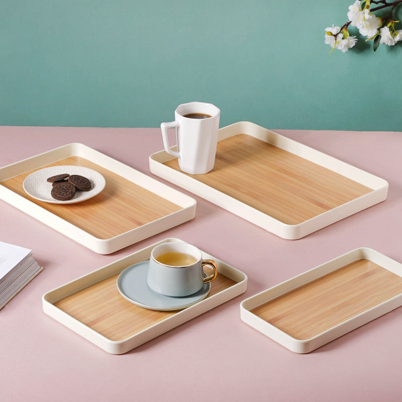 Bamboo Appetizers Tray