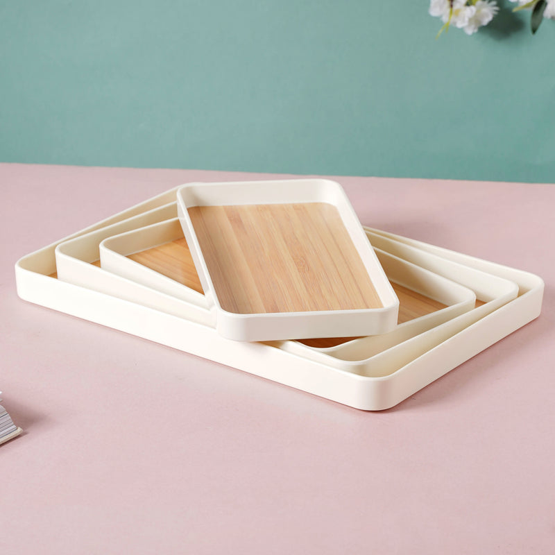 Bamboo Appetizers Tray