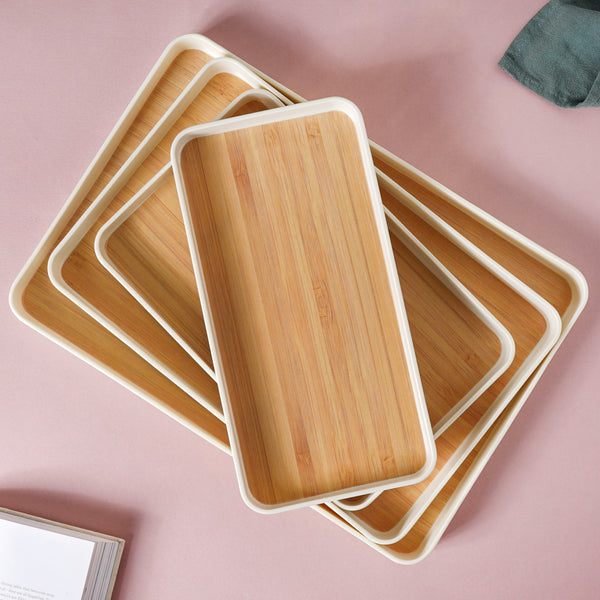 Bamboo Appetizers Tray