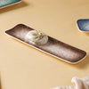 Rustic Design Long Platter Small - Ceramic platter, serving platter, fruit platter | Plates for dining table & home decor