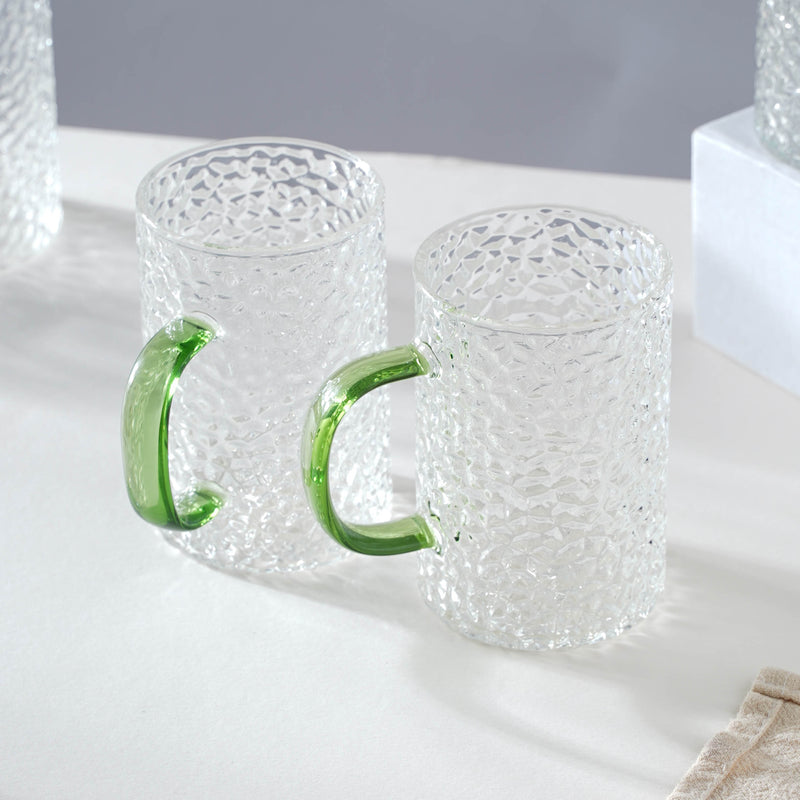 Glass Juice Mug- Mug for coffee, tea mug, cappuccino mug | Cups and Mugs for Coffee Table & Home Decor