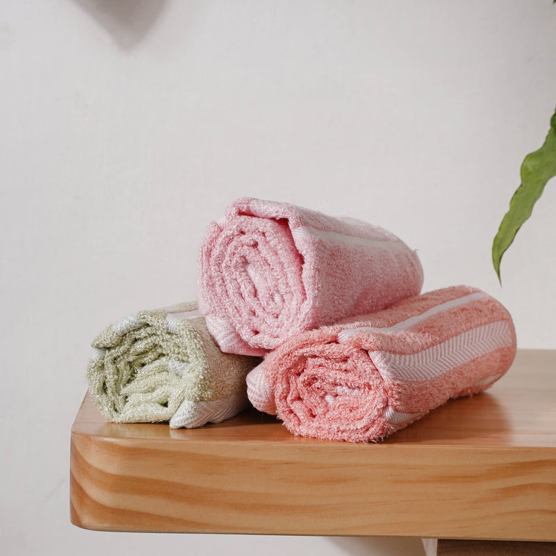 Luxury 100% Bamboo Hand Towel Set of 3