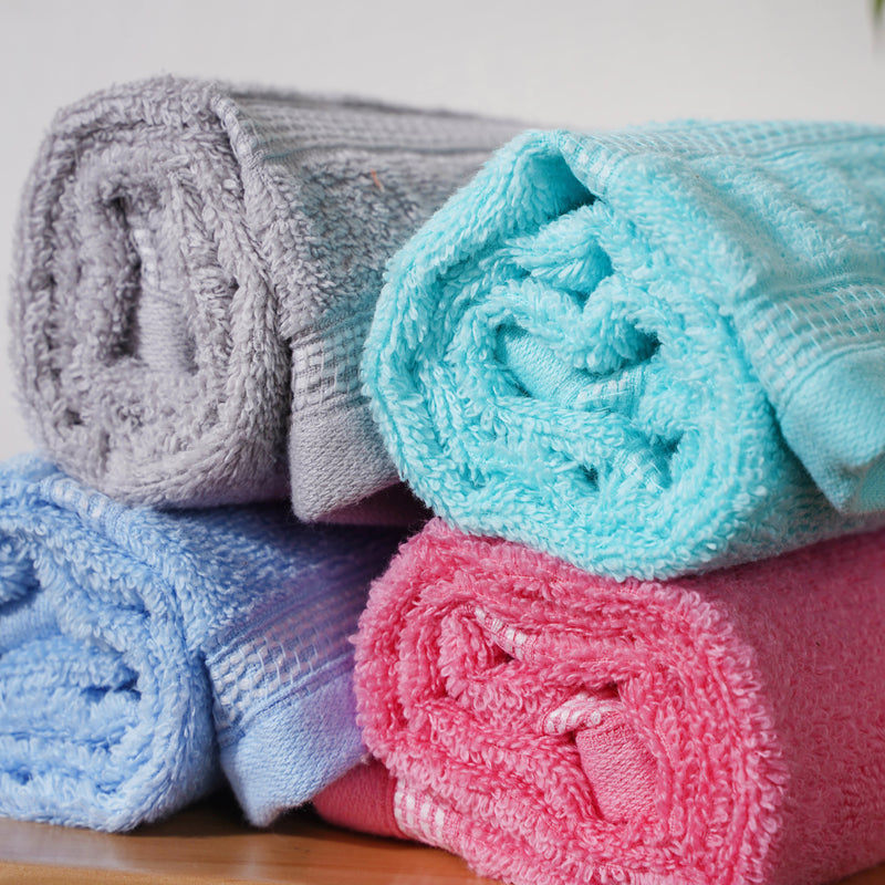 Luxury 100% Cotton Hand Towel Set of 4