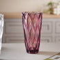 Crystal Glass Vase - Glass flower vase for home decor, office and gifting | Home decoration items