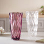 Crystal Glass Vase - Glass flower vase for home decor, office and gifting | Home decoration items