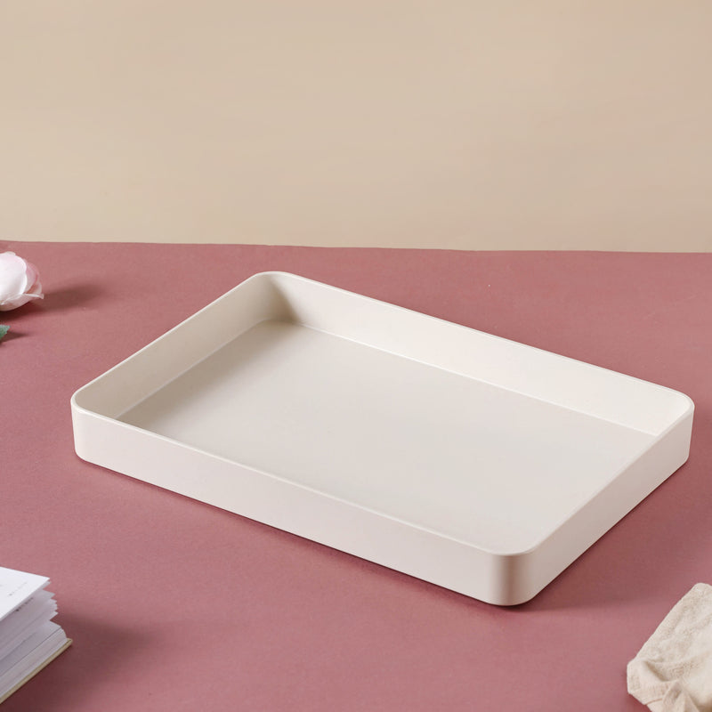 Large White Tray