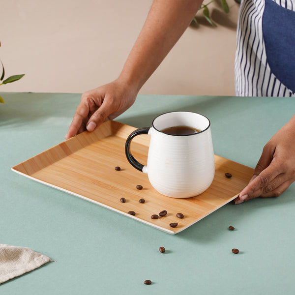 Bamboo Wooden Pattern Tray