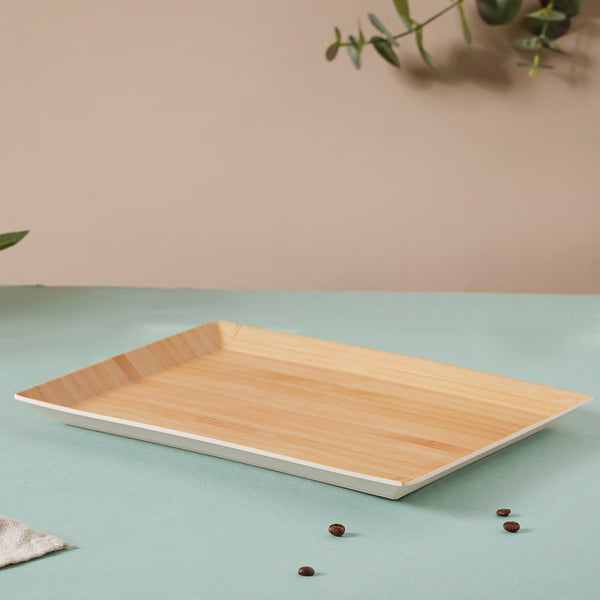 Bamboo Wooden Pattern Tray