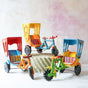 Wooden Rickshaw - Showpiece | Home decor item | Room decoration item