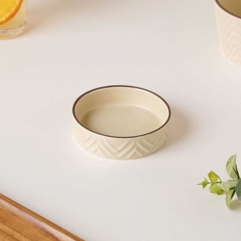 CrÃ¨me De La CrÃ¨me Dip Bowl - Bowl, ceramic bowl, dip bowls, chutney bowl, dip bowls ceramic | Bowls for dining table & home decor 