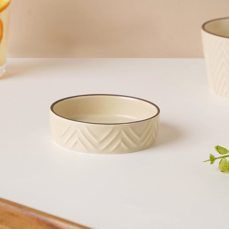 CrÃ¨me De La CrÃ¨me Dip Bowl - Bowl, ceramic bowl, dip bowls, chutney bowl, dip bowls ceramic | Bowls for dining table & home decor 