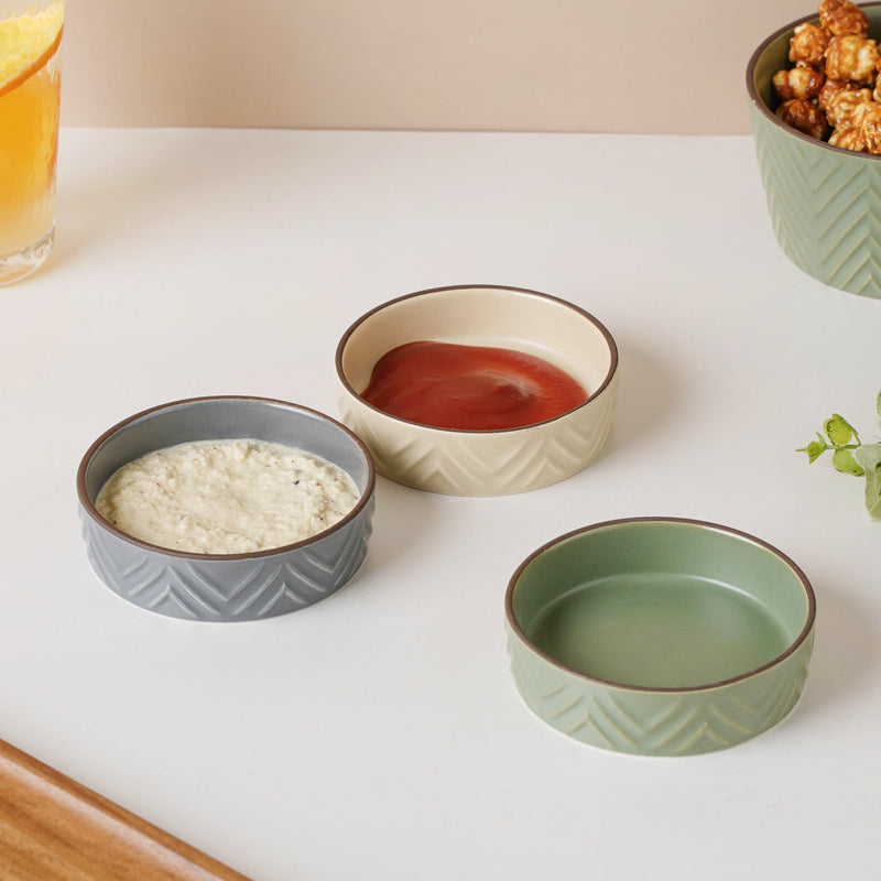 CrÃ¨me De La CrÃ¨me Dip Bowl - Bowl, ceramic bowl, dip bowls, chutney bowl, dip bowls ceramic | Bowls for dining table & home decor 