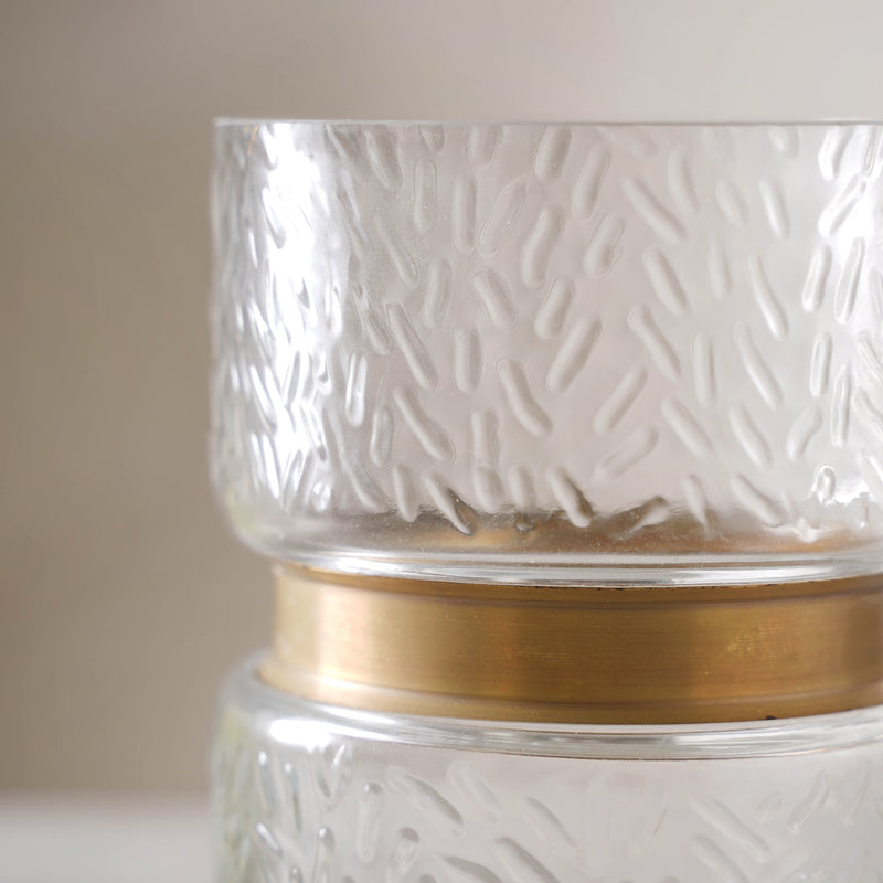 Bouquet Flower Jar Short - Glass flower vase for home decor, office and gifting | Home decoration items