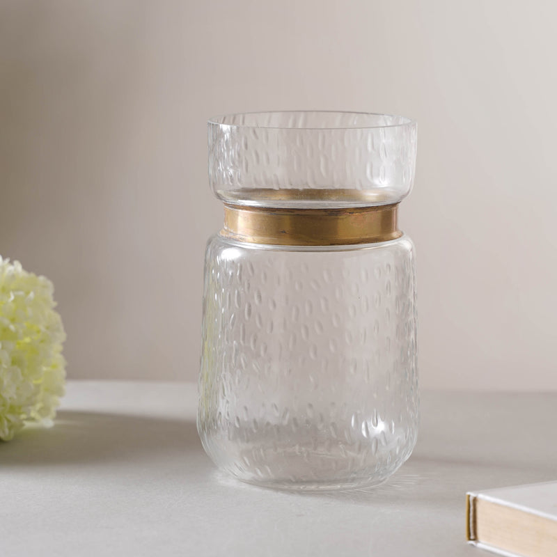 Bouquet Flower Jar - Glass flower vase for home decor, office and gifting | Home decoration items