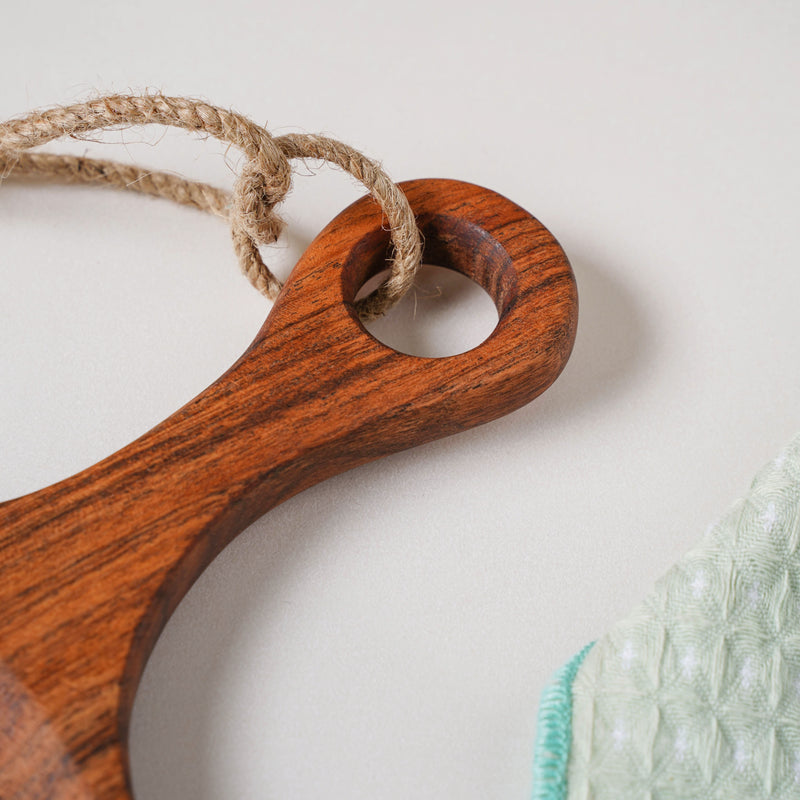 Bread Board Long Wooden With Handle 19 Inch - Cheese board, serving platter, wooden platter | Plates for dining & home decor