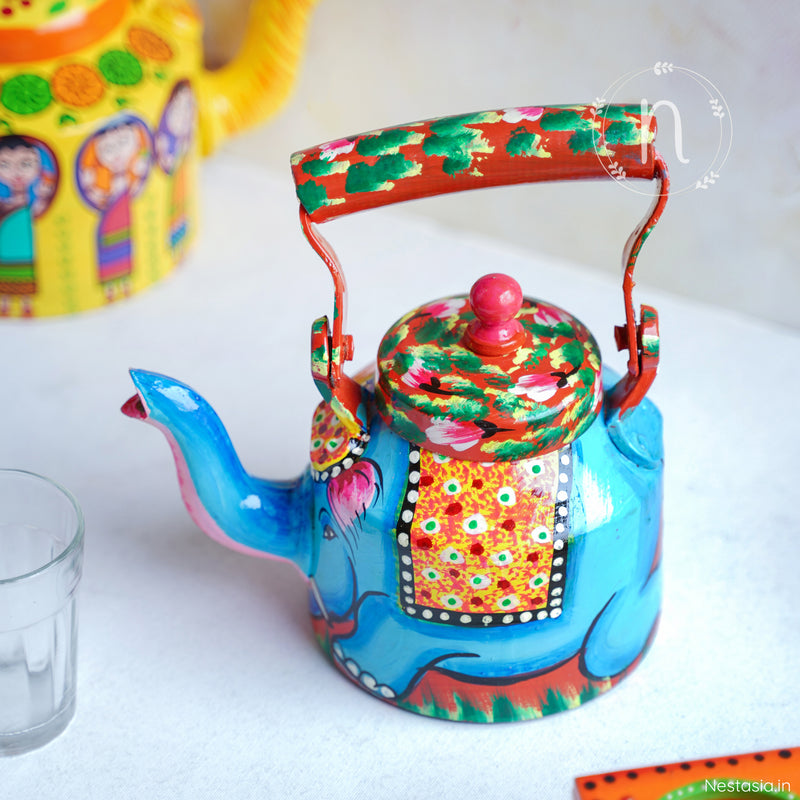 Colourful Kettle - Showpiece | Home decor item | Room decoration item