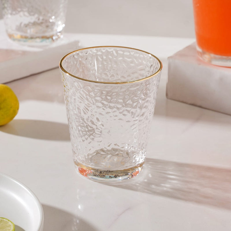 Pebble Textured Short Tumbler Set Of 6 250 ml
