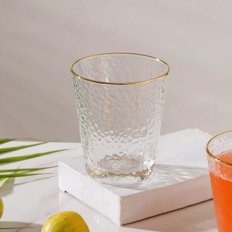 Pebble Textured Short Tumbler Set Of 6 250 ml