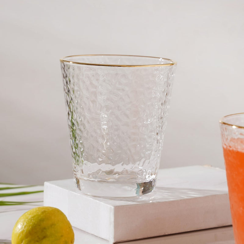 Pebble Textured Short Tumbler Set Of 6 250 ml