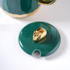 Mug With Gold Detail- Mug for coffee, tea mug, cappuccino mug | Cups and Mugs for Coffee Table & Home Decor
