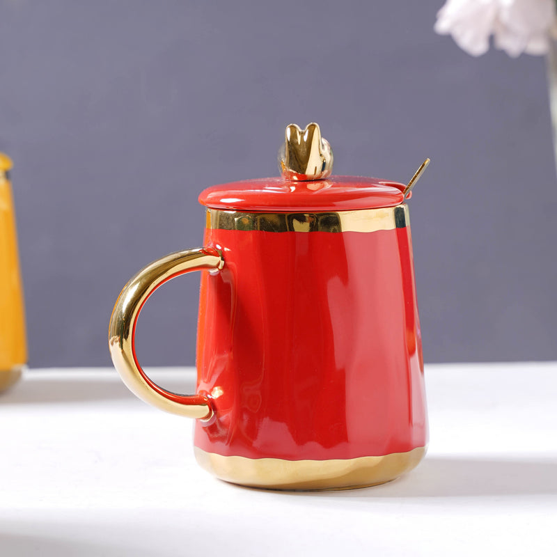 Mug With Gold Detail- Mug for coffee, tea mug, cappuccino mug | Cups and Mugs for Coffee Table & Home Decor